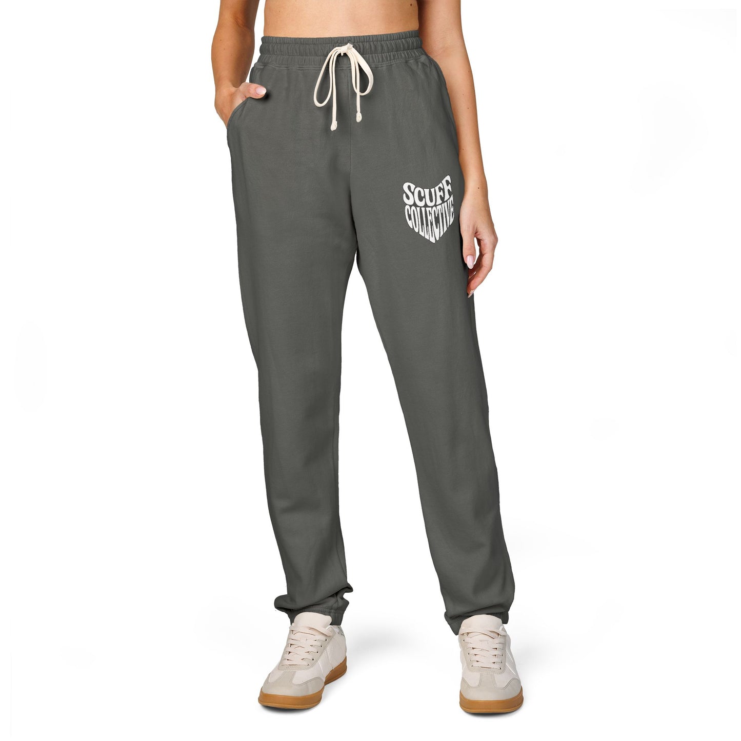 Cozy Unisex Sweatpants with Embroidered Design, Relaxed Fit Pants for Lounging, Holiday Gift, Casual Wear, Comfortable Fashion