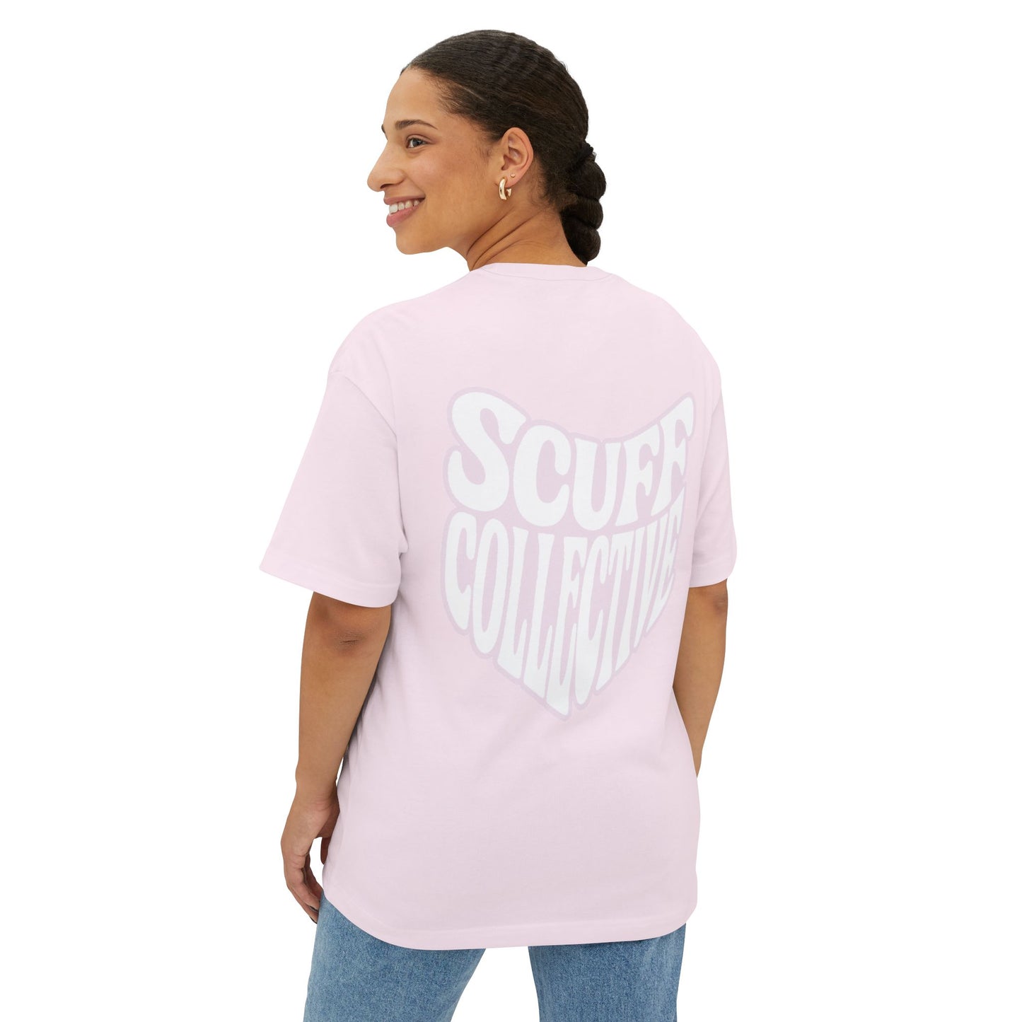 Soft Pink Unisex Boxy Tee - Casual Comfort, Everyday Wear, Relaxed Style, Graphic Tee, Gift for Him/Her