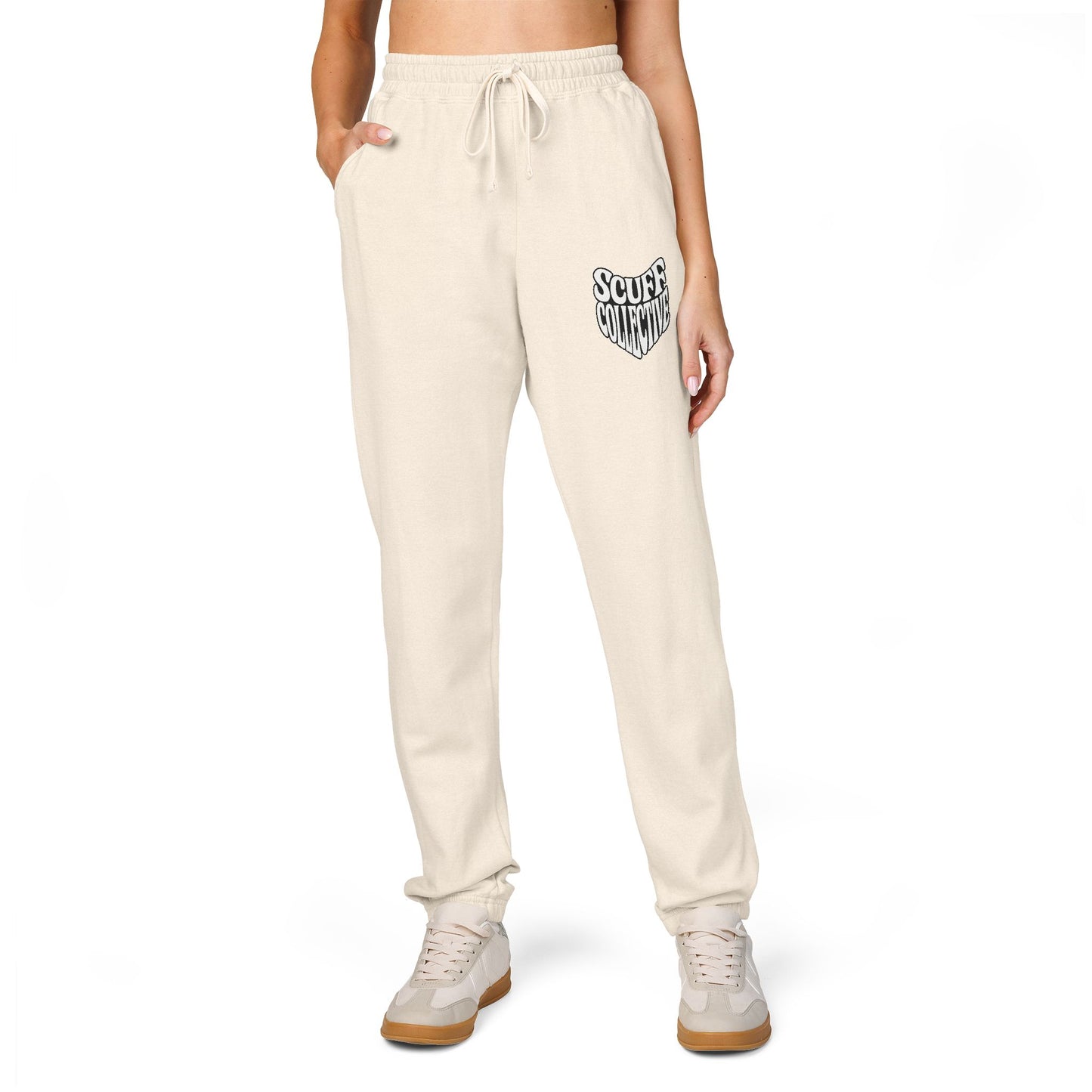 Cozy Unisex Sweatpants with Embroidered Design, Relaxed Fit Pants for Lounging, Holiday Gift, Casual Wear, Comfortable Fashion