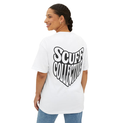 Unisex Oversized Boxy Tee - Retro Vibe, Casual Comfort, Perfect for Parties, Easygoing Style, Gift for Friends, Scuff Collective Design