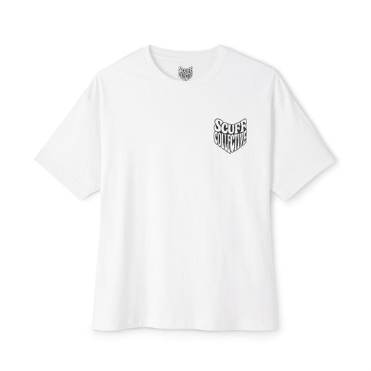 Unisex Oversized Boxy Tee - Retro Vibe, Casual Comfort, Perfect for Parties, Easygoing Style, Gift for Friends, Scuff Collective Design